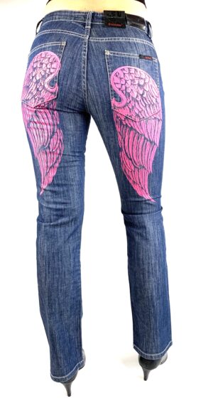 Jeans med vingar