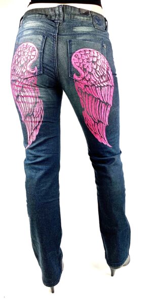Jeans med vingar