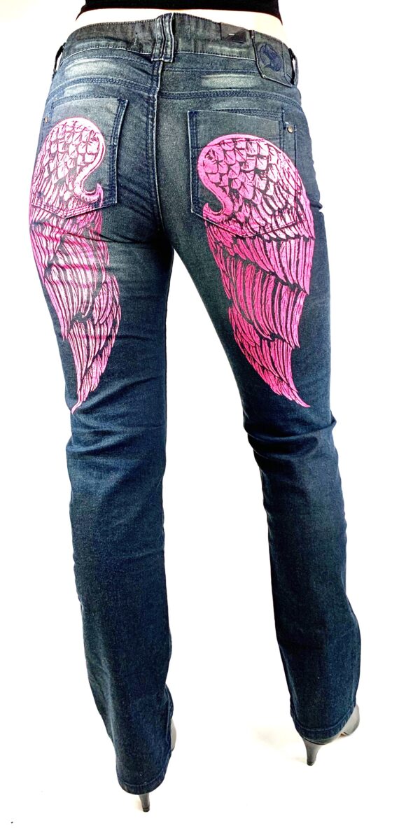 Jeans med vingar