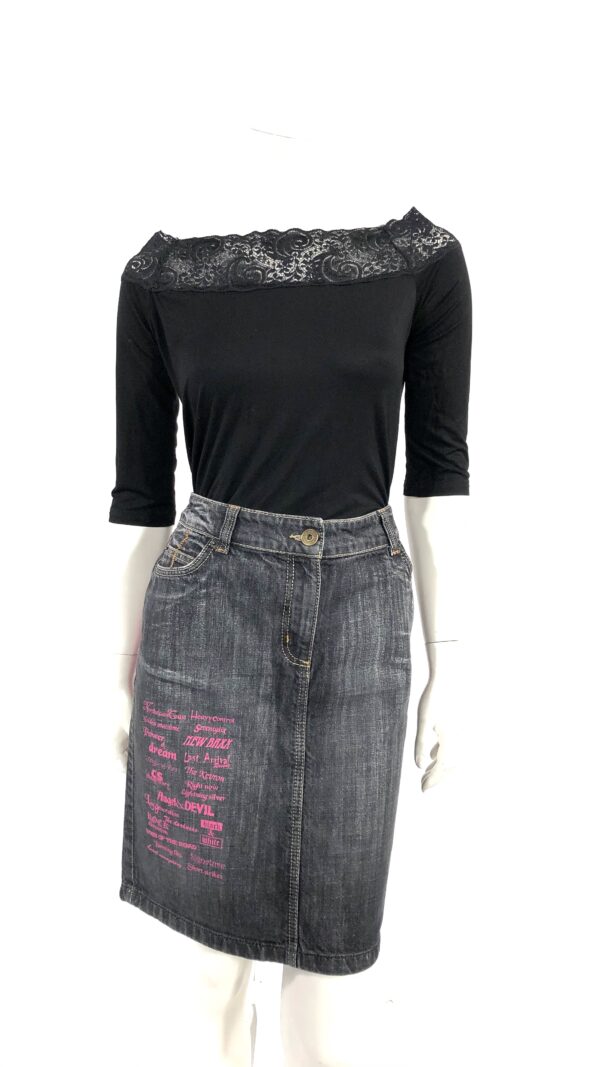 Jeanskjol med vingar - Bild 2
