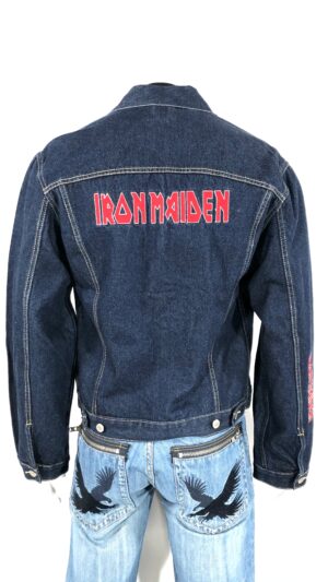 Jeansjacka Iron maiden