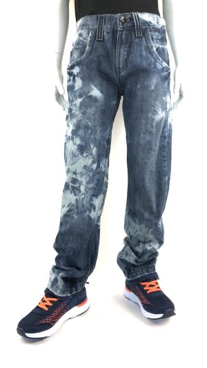 Jeans med meleringar