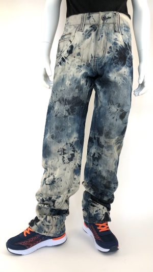 Jeans med meleringar