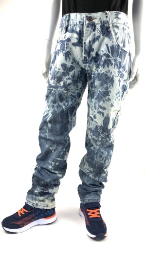 Jeans med meleringar