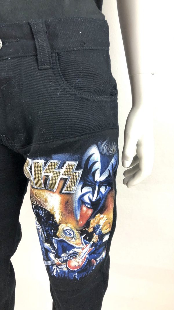 Jeans med Kiss mönster - Bild 2