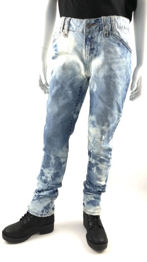 Jeans med meleringar