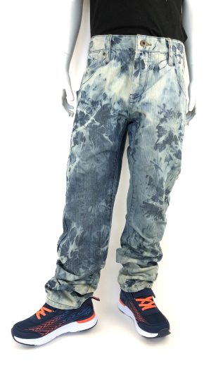 Jeans med meleringar