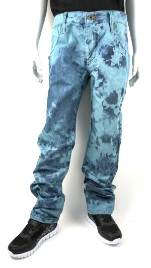 Jeans med meleringar