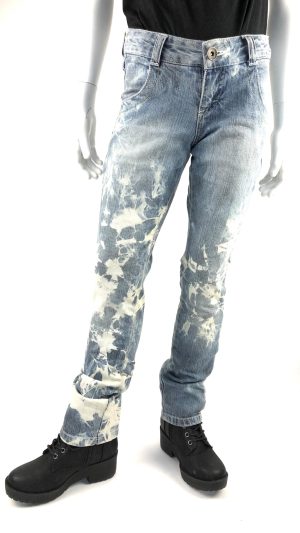Jeans med meleringar
