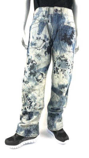 Jeans med meleringar