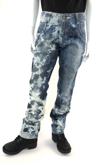 Jeans med meleringar