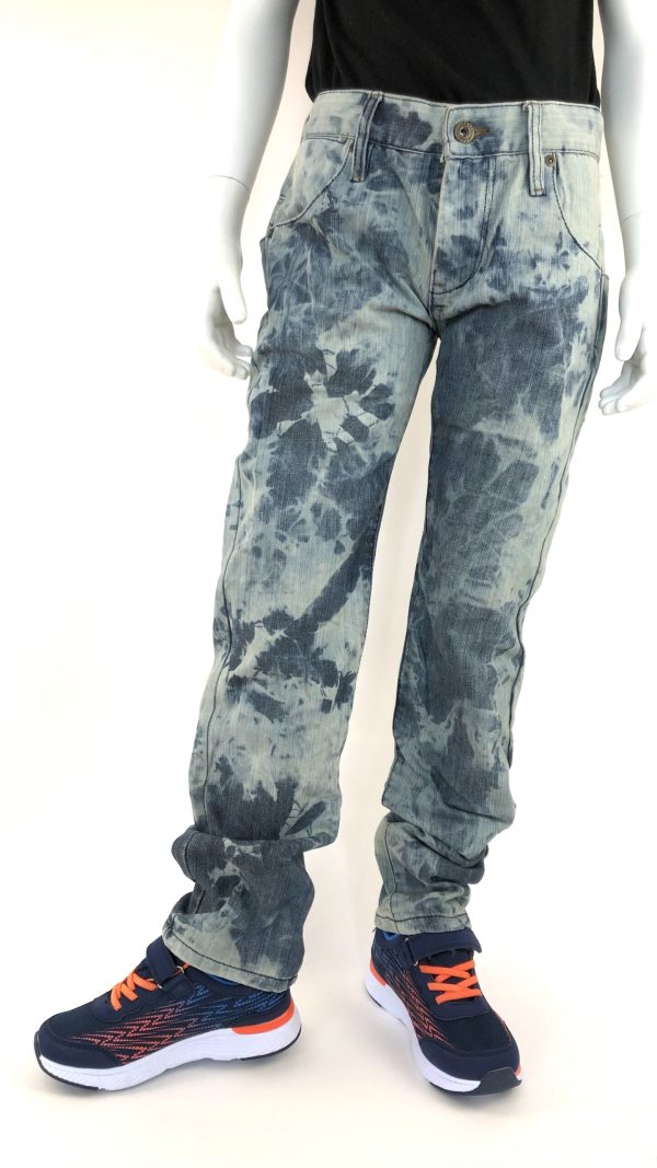 Jeans med meleringar