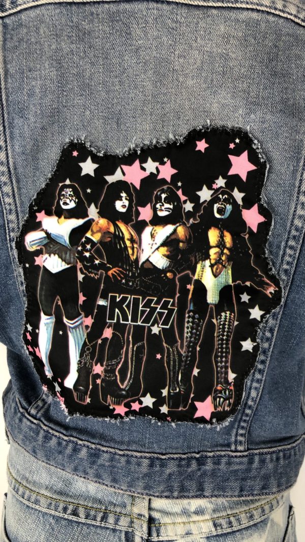 Jeansväst med KISS - Bild 3
