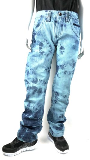 Jeans med meleringar