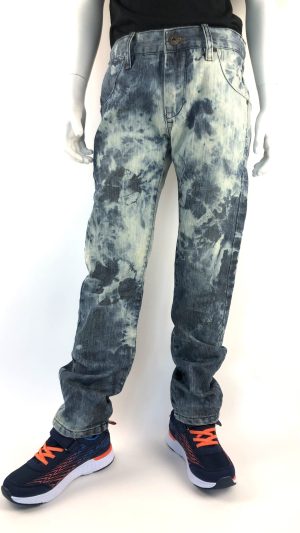 Jeans med meleringar