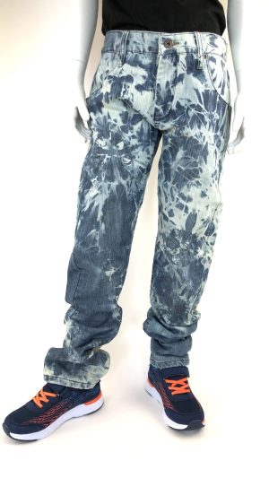 Jeans med meleringar