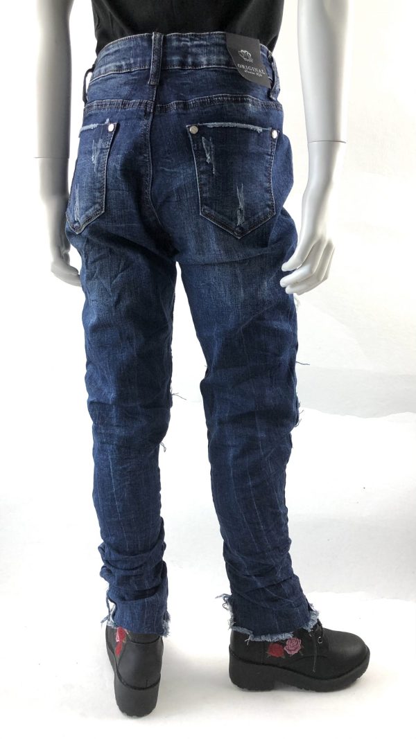 Stretchjeans med detaljer - Bild 3