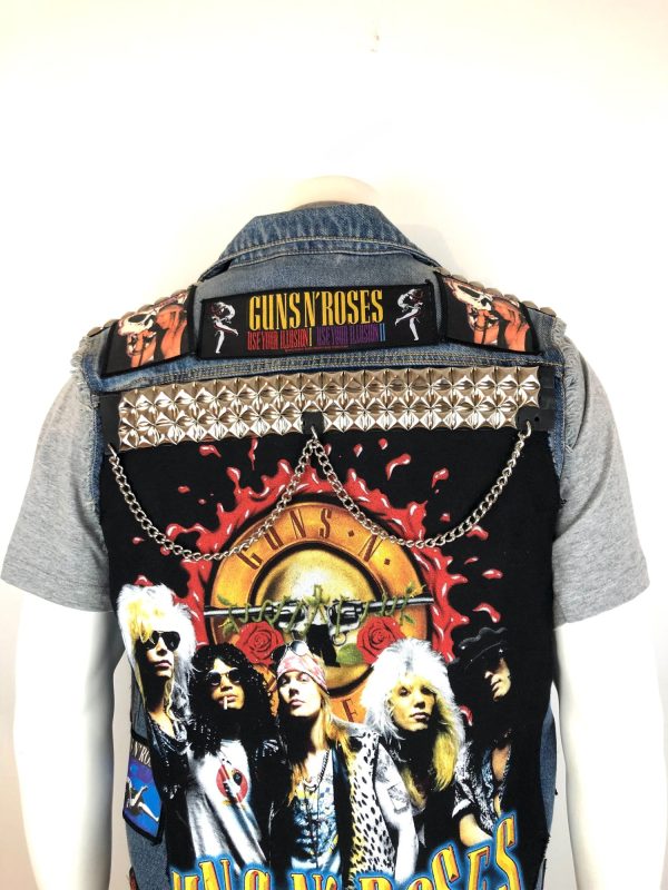 JEANSVÄST MED GUNS N ROSES STL M - Bild 3