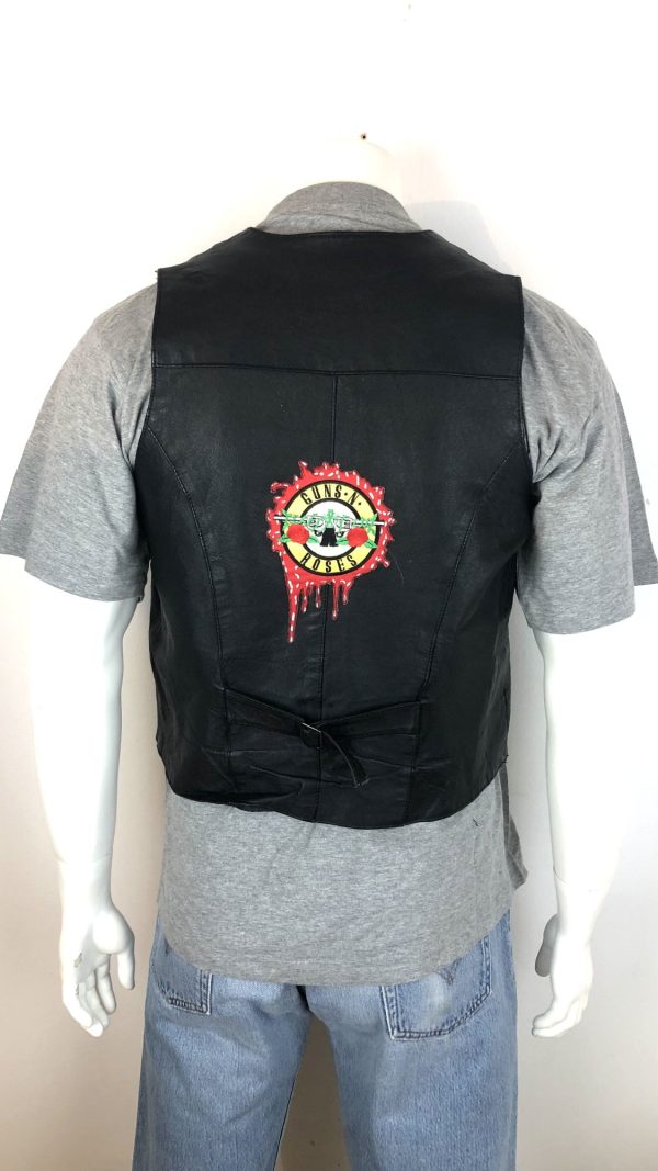 SKINNVÄST MED GUNS N ROSES STL M/L - Bild 2