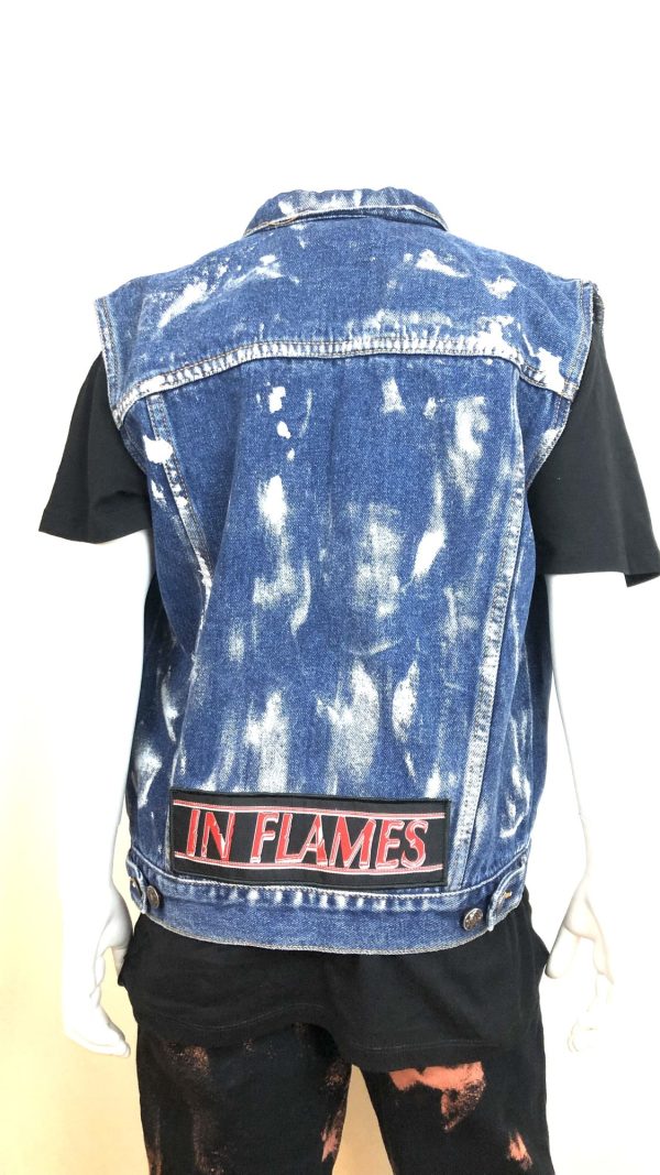 JEANSVÄST IN FLAMES 150 160 CL