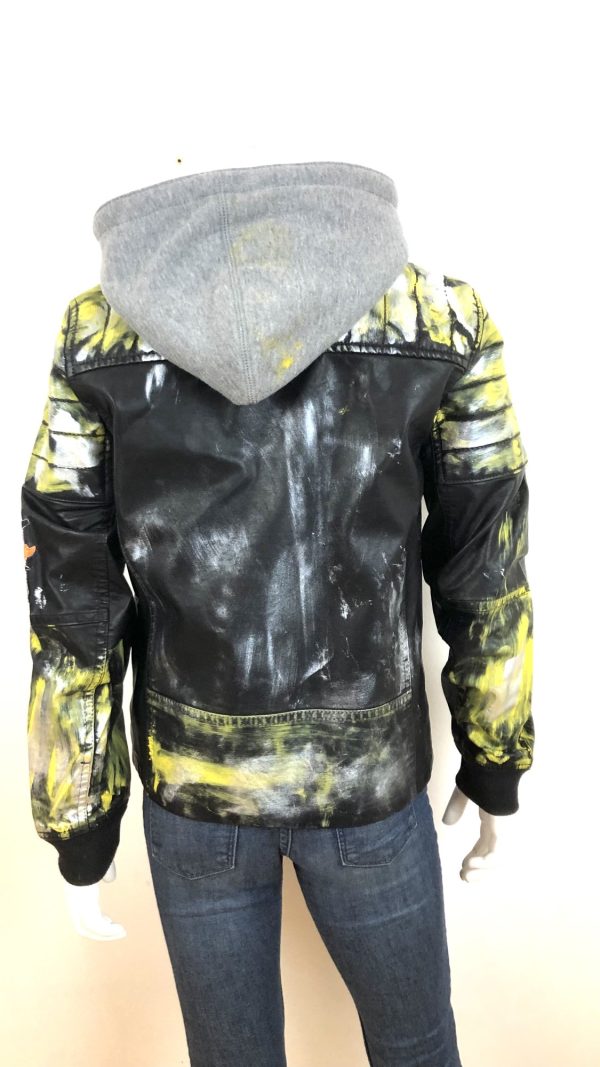 JACKA I KONSTSKINN M GUNS N ROSES 140 CL ( 9-10 ÅR ) - Bild 2