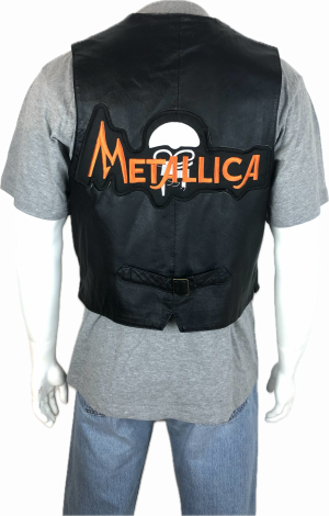 SKINNVÄST MED METALLICA STL XXL