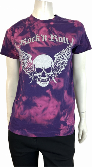 T-SHIRT MED DÖSKALLETRYCK